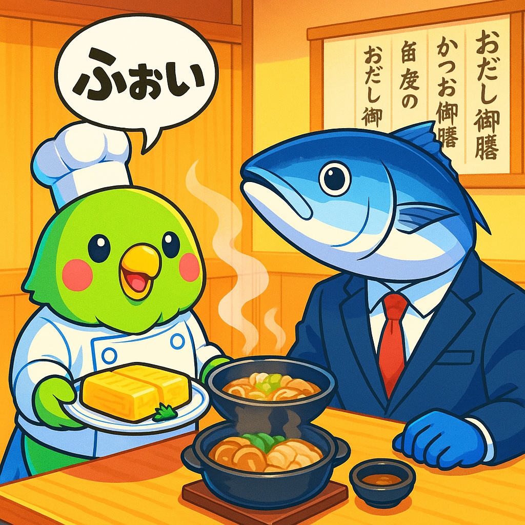 おだし亭のお客様🐟