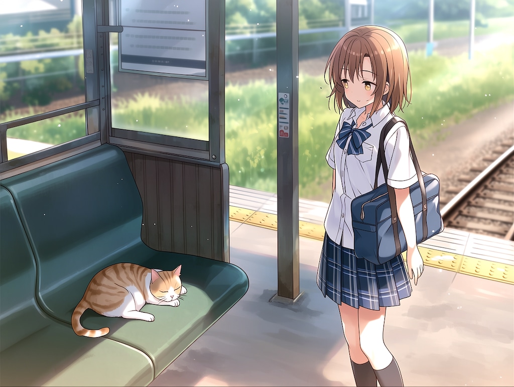 きみも、電車待ち？