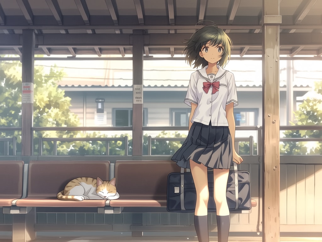 きみも、電車待ち？