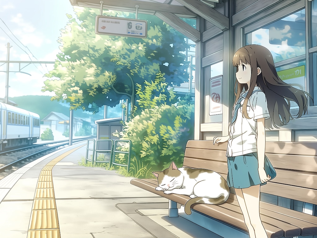 きみも、電車待ち？