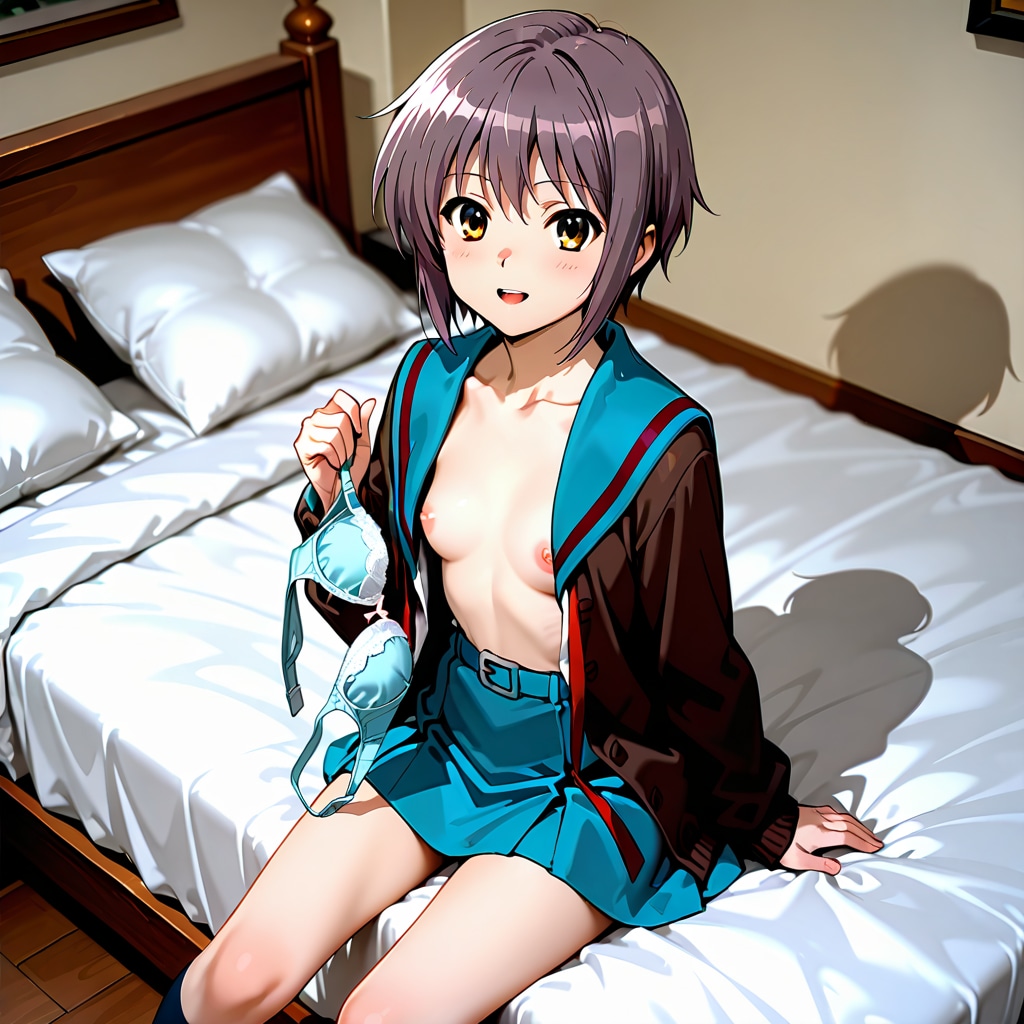 ジャーン、今から脱ぐね。