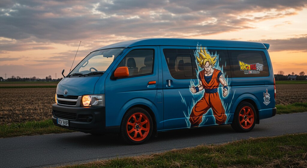 ハイエースドラゴンボール痛車