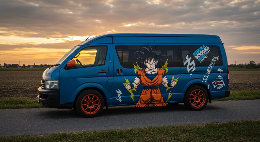 ハイエースドラゴンボール痛車