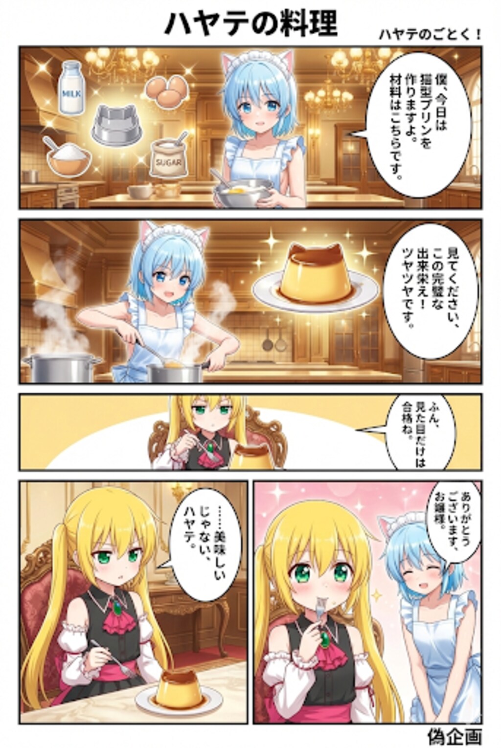 ハヤテのごとく　ハヤテの料理