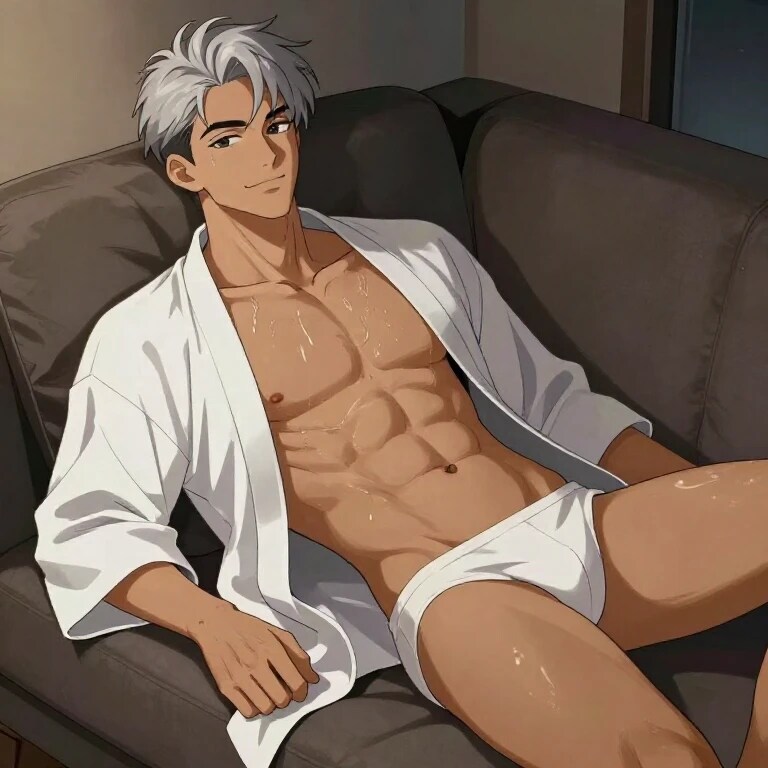 ソファーのイケメン