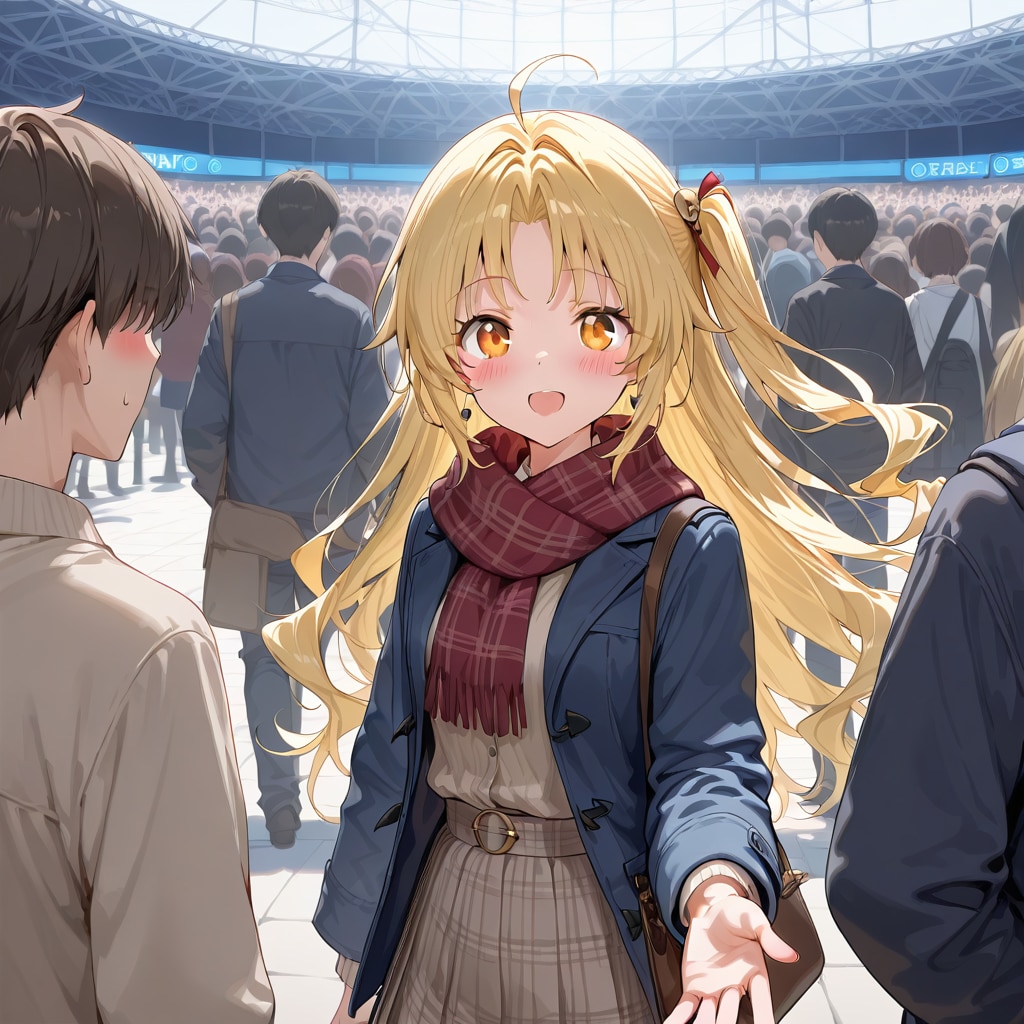 人混みの奥にいるのは？