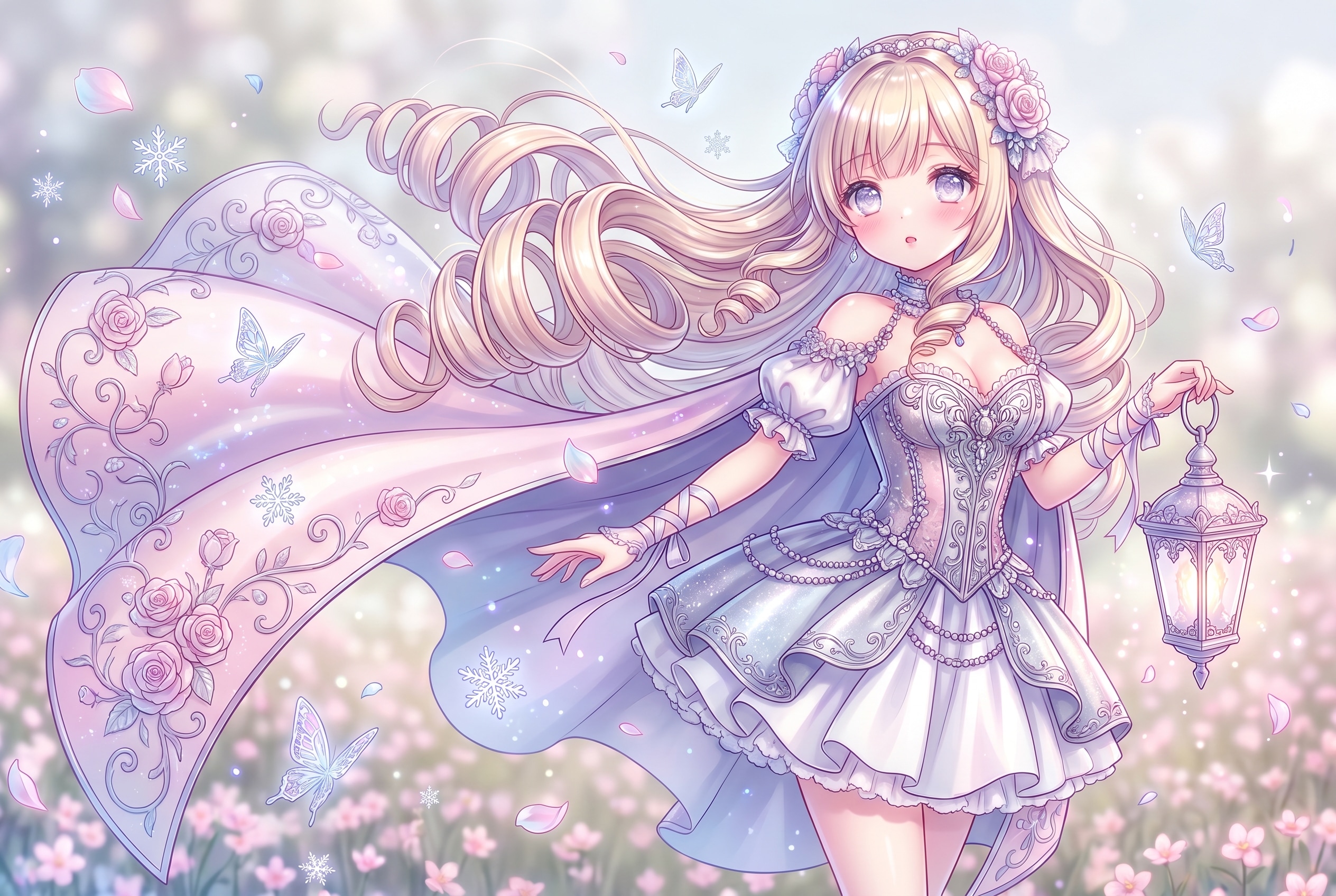 花野に舞う銀燈姫