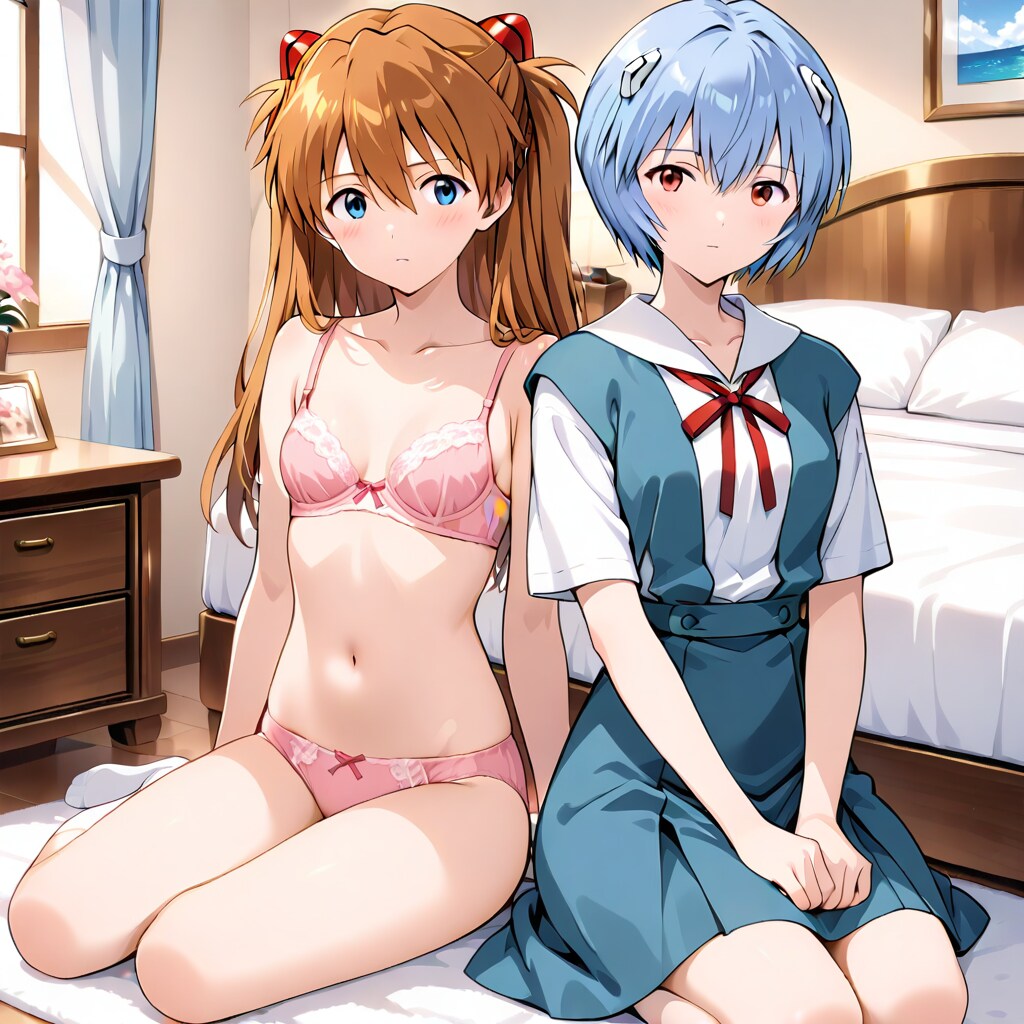 レイとアスカですよ〜