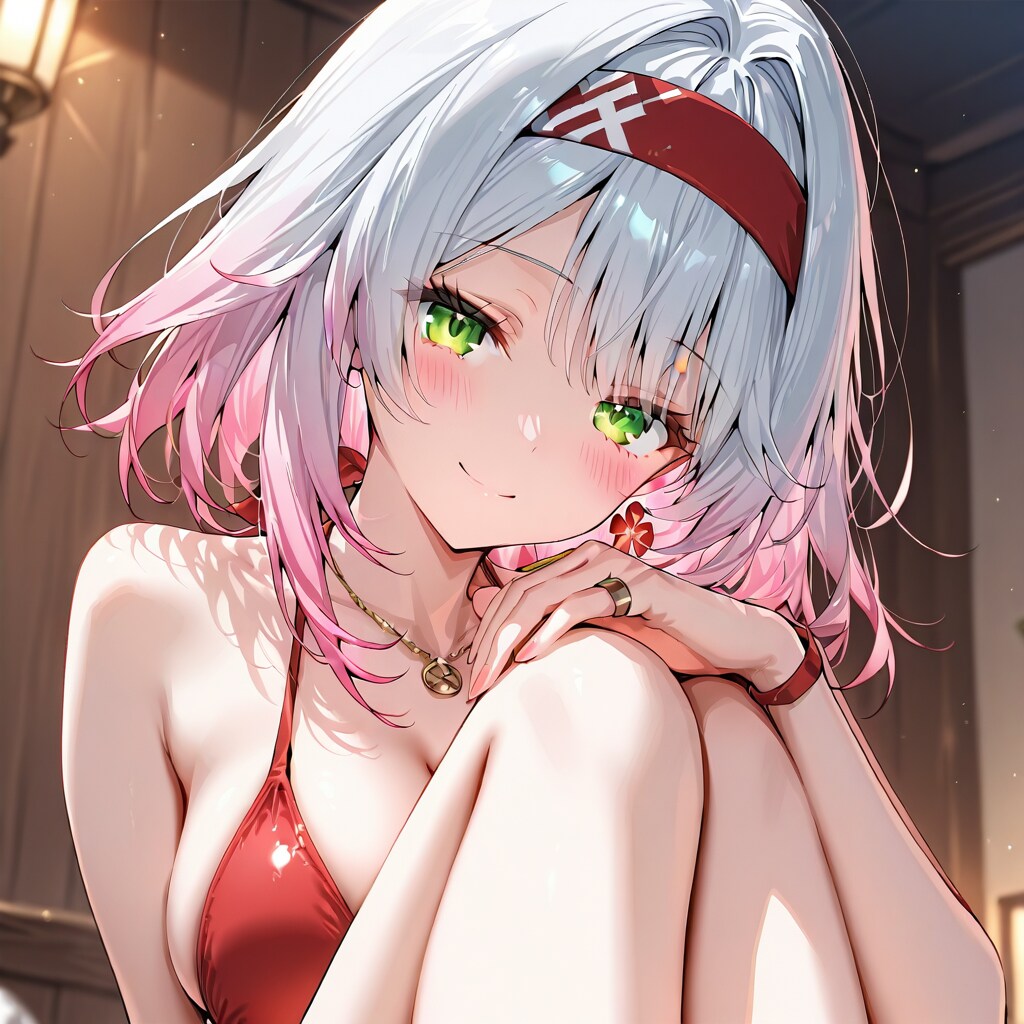 赤ビキニ