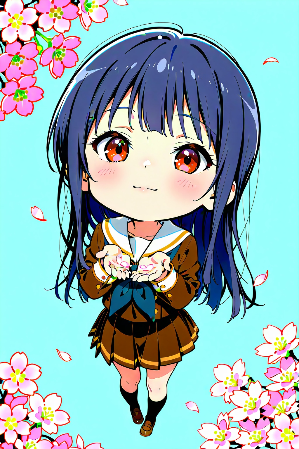 デフォルメ先輩キャラ