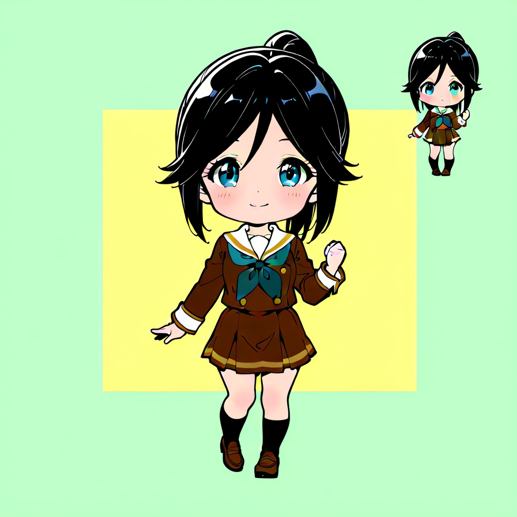 デフォルメ先輩キャラ