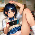 待望のゲームで遊ぶ・疲れてくる 3枚目