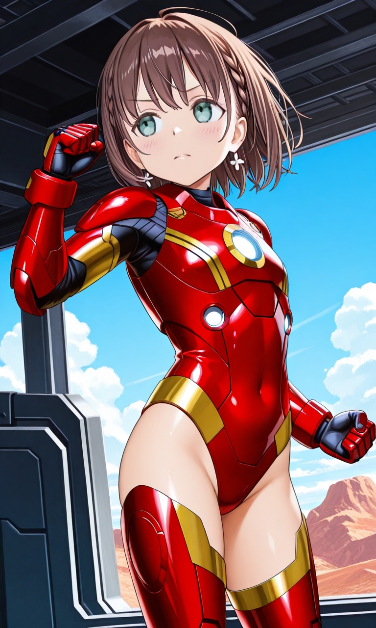 「真実は…私がアイアンマンだ。」（コスプレ）