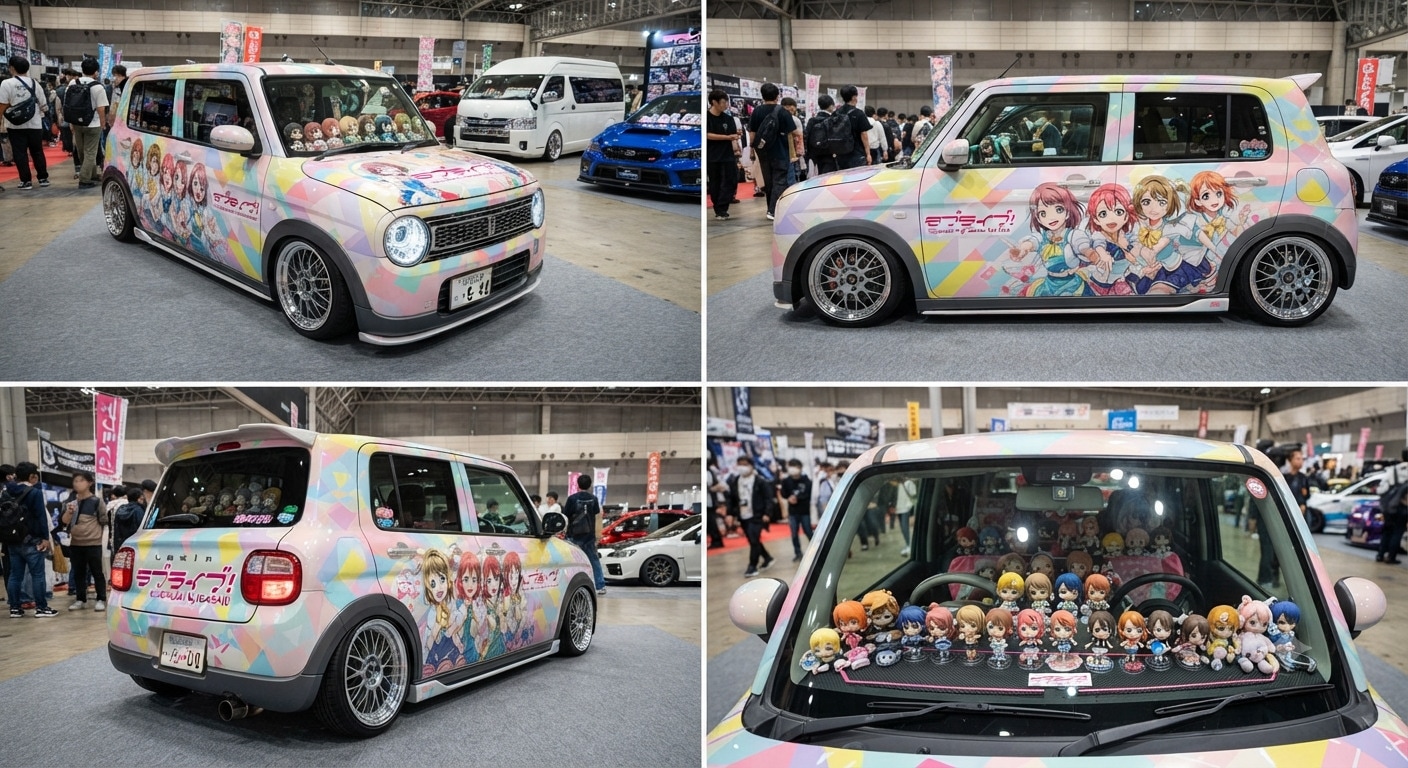ラパンラブライブ痛車 | の人気AIイラスト・グラビア