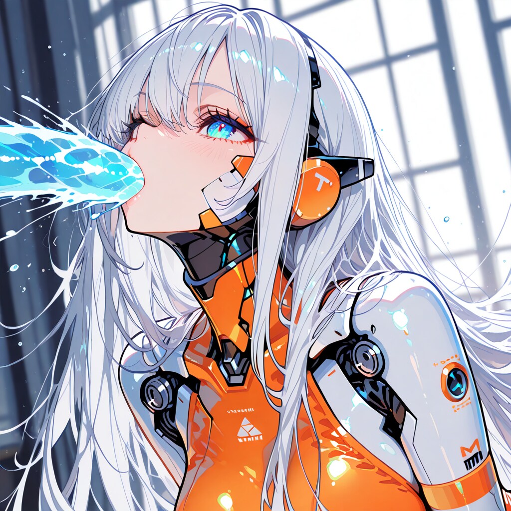 なぜそこで水を吹き出す？