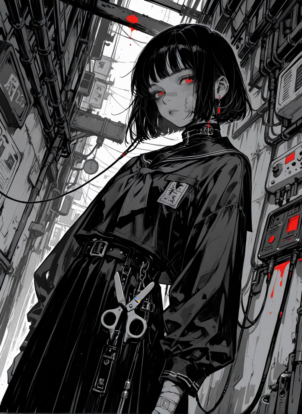 怪電話イメージイラスト
