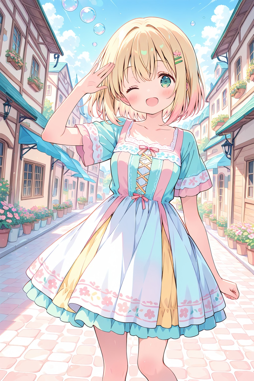 ノルウェー服の千鶴ちゃん