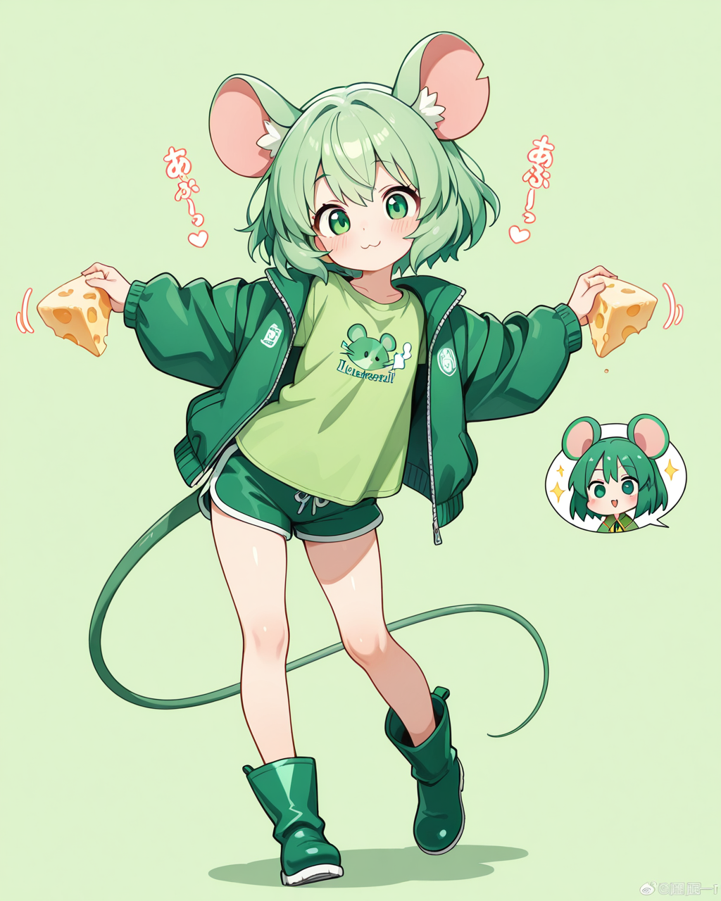 緑のねずみさん