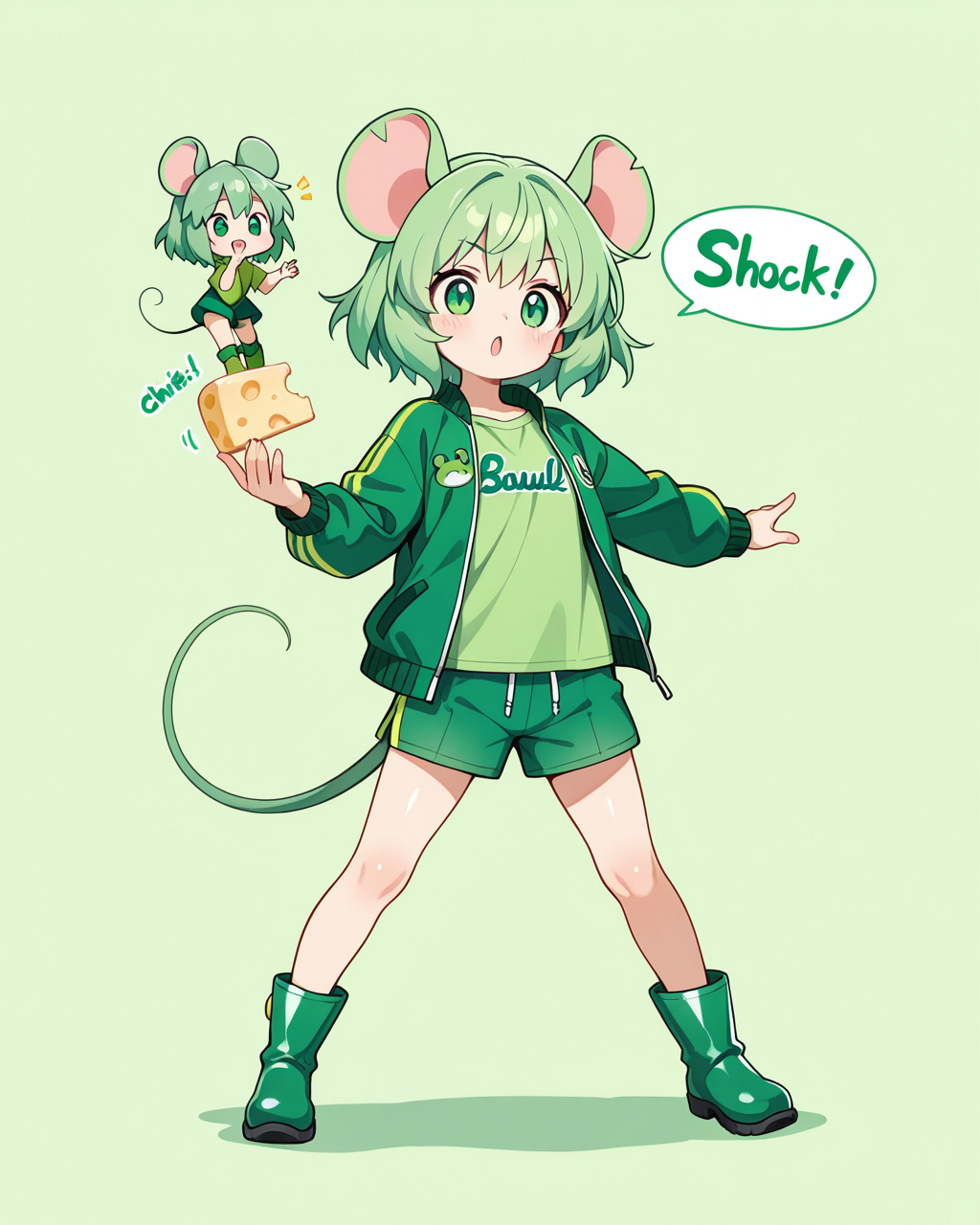 緑のねずみさん