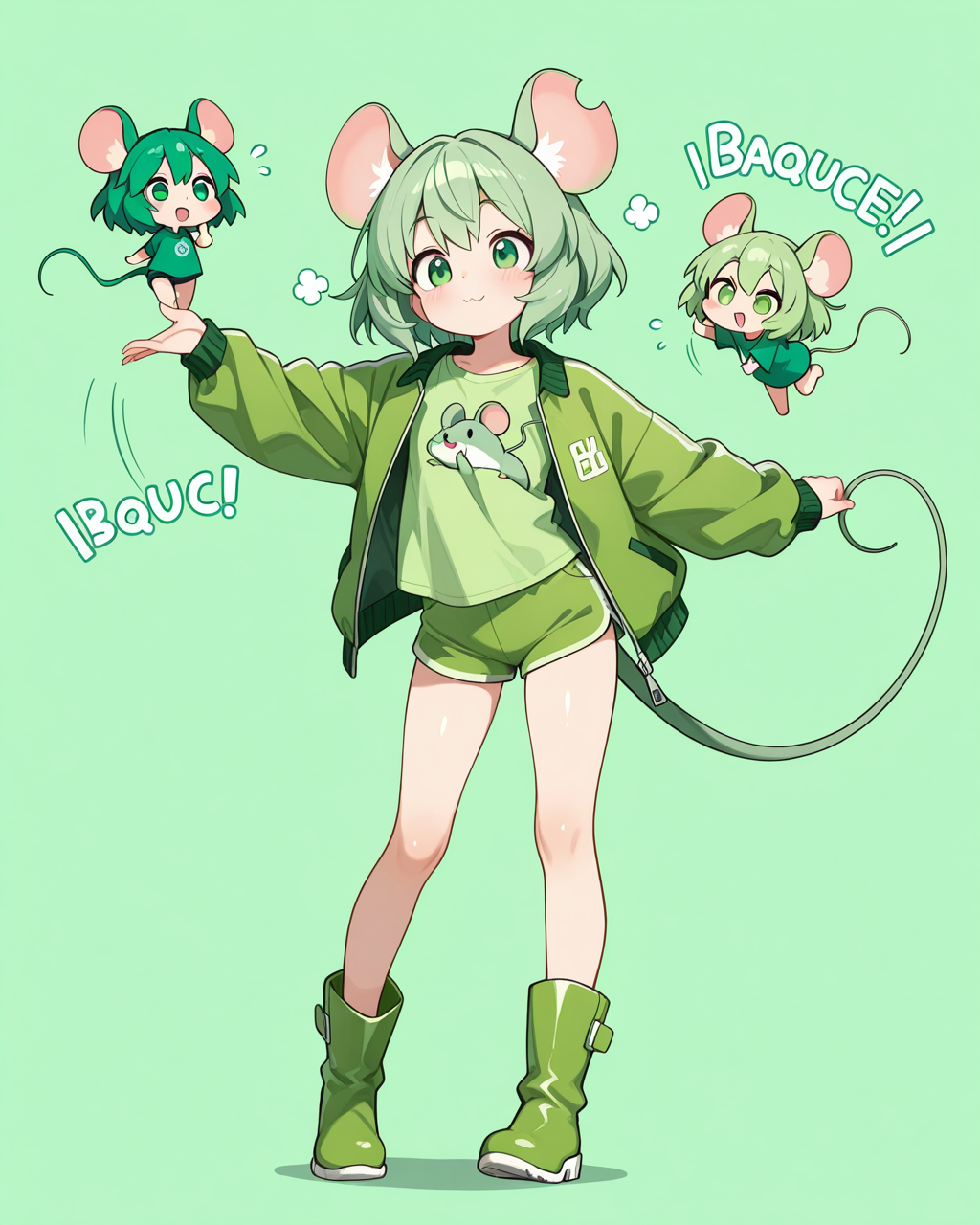 緑のねずみさん