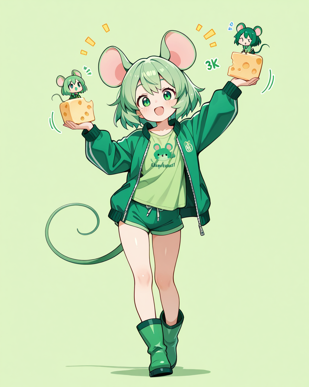 緑のねずみさん