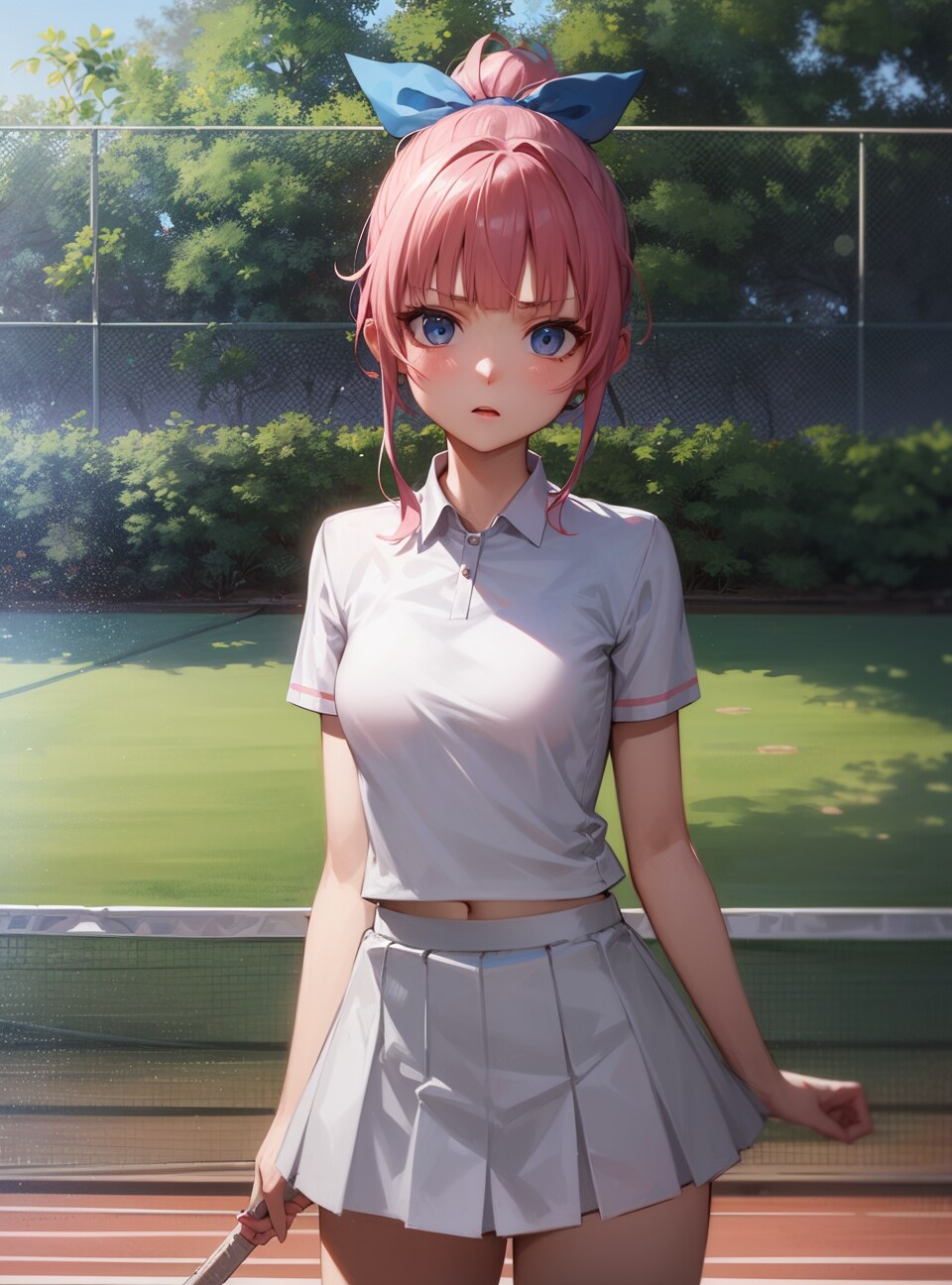 テニスの練習？