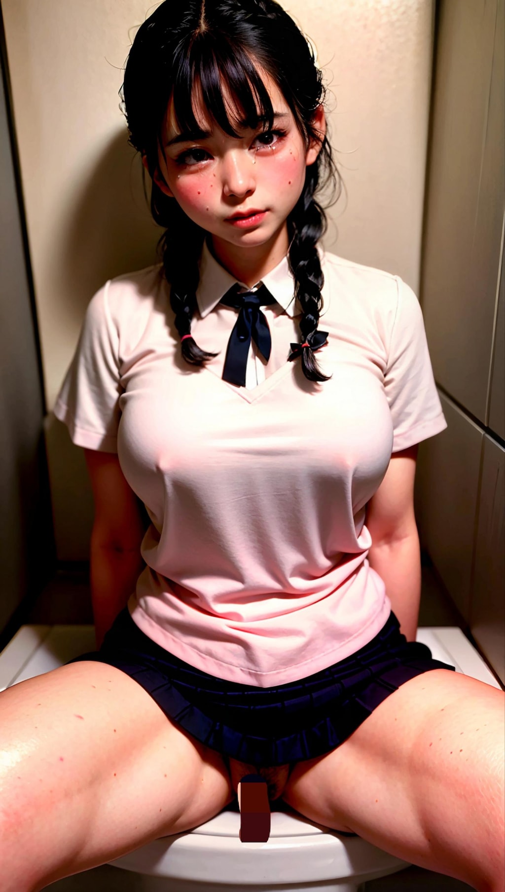 制服トイレお誘い