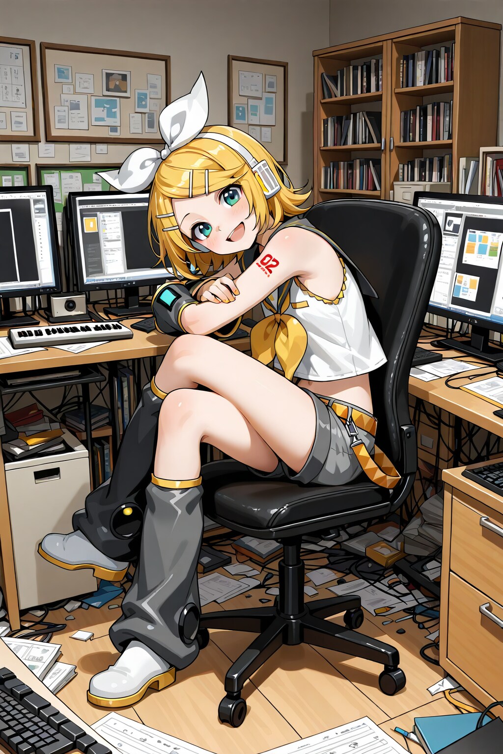 鏡音リン８３ | の人気AIイラスト・グラビア