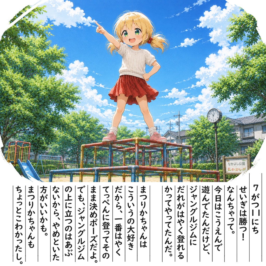 【絵日記】いっちばーん！