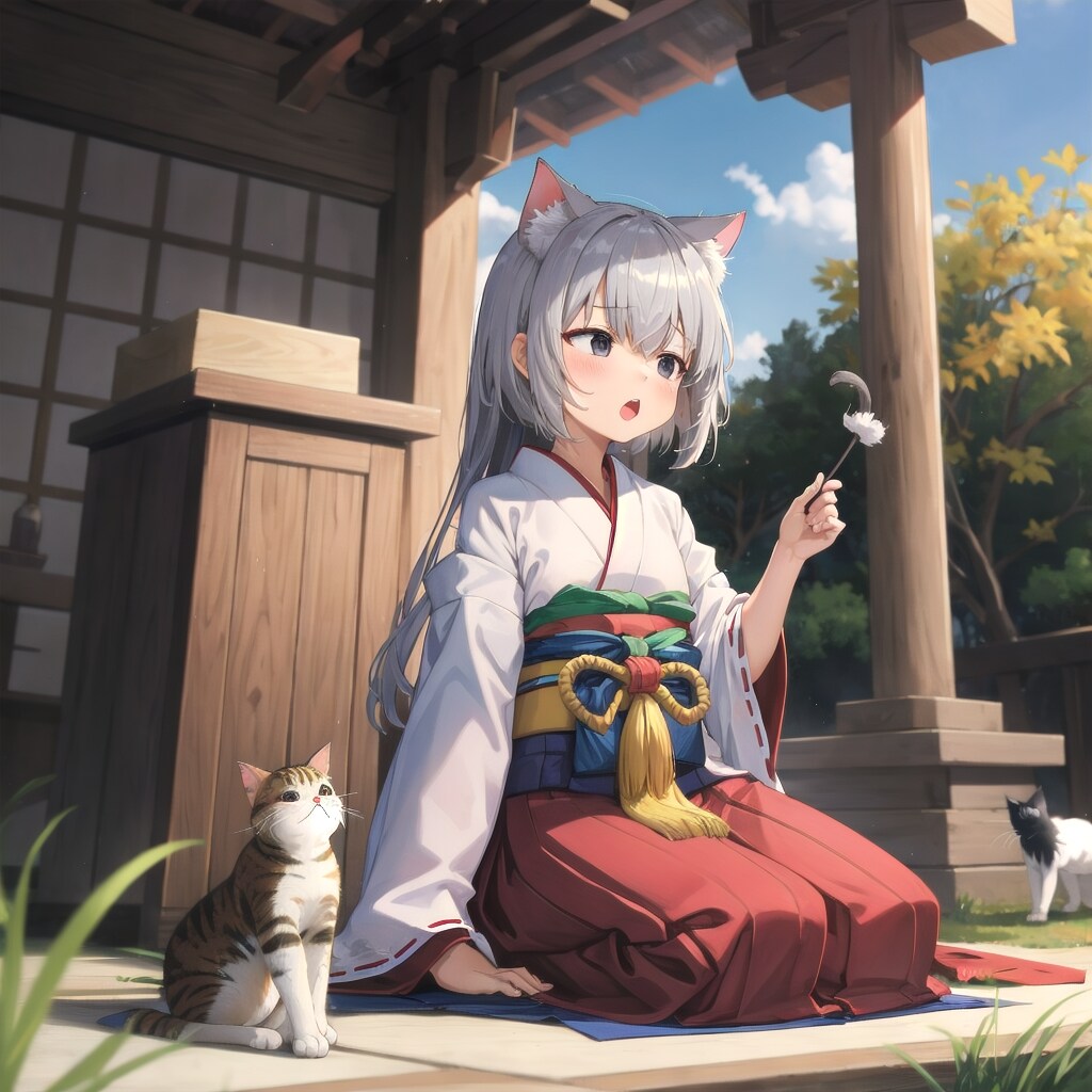 猫神社の巫女にゃん　〜暇だにゃ〜
