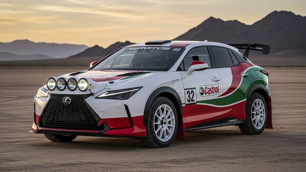 カストロールLEXUS RZ350eラリーカー