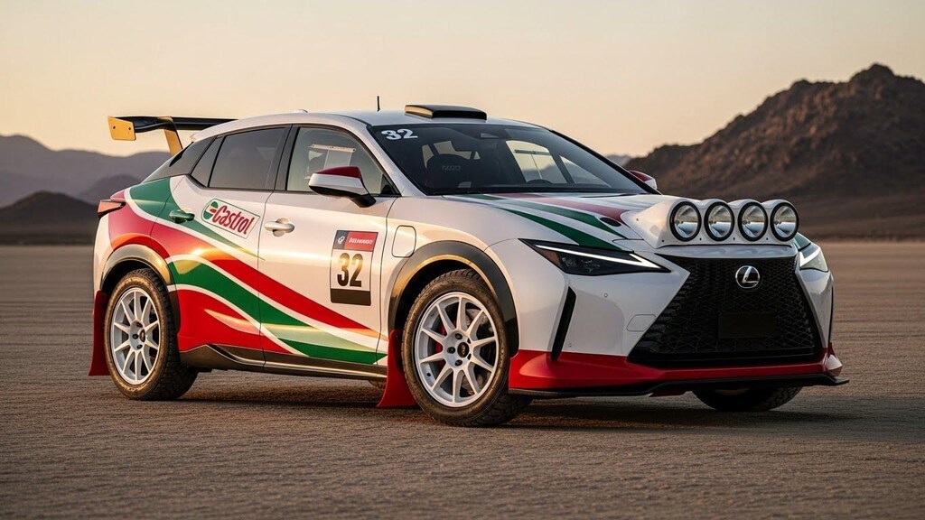 カストロールLEXUS RZ350eラリーカー