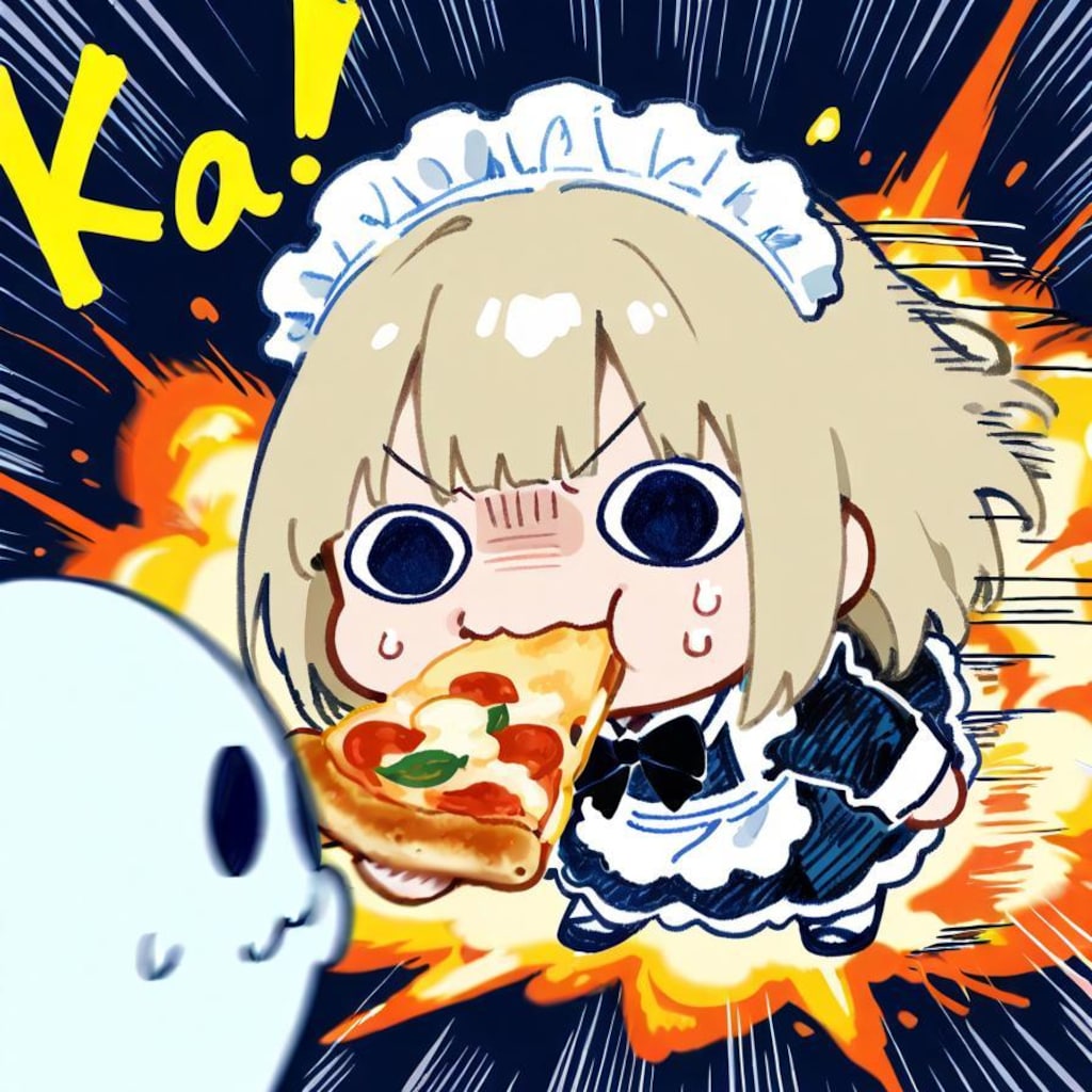( >ω<)微妙に気温下がった今がチャンスや！🍕💥💥💥