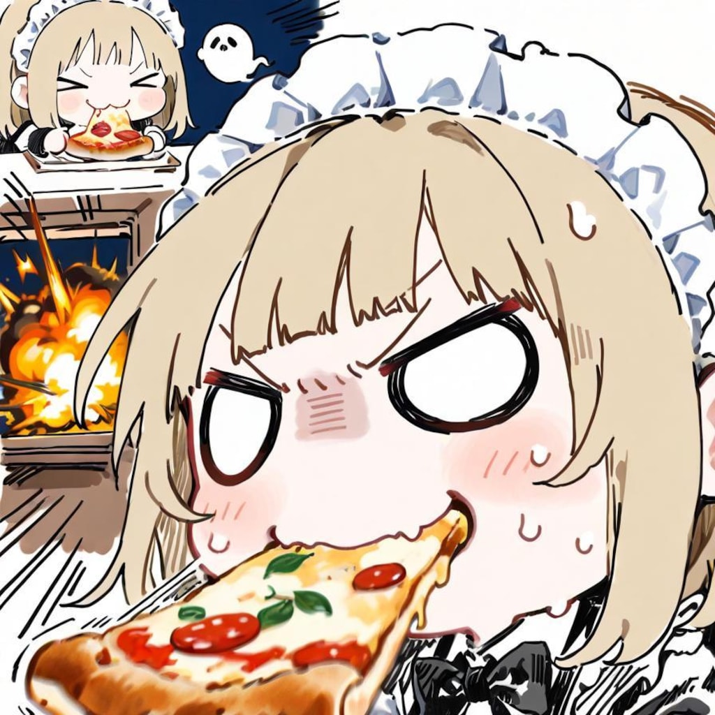 ( >ω<)微妙に気温下がった今がチャンスや！🍕💥💥💥