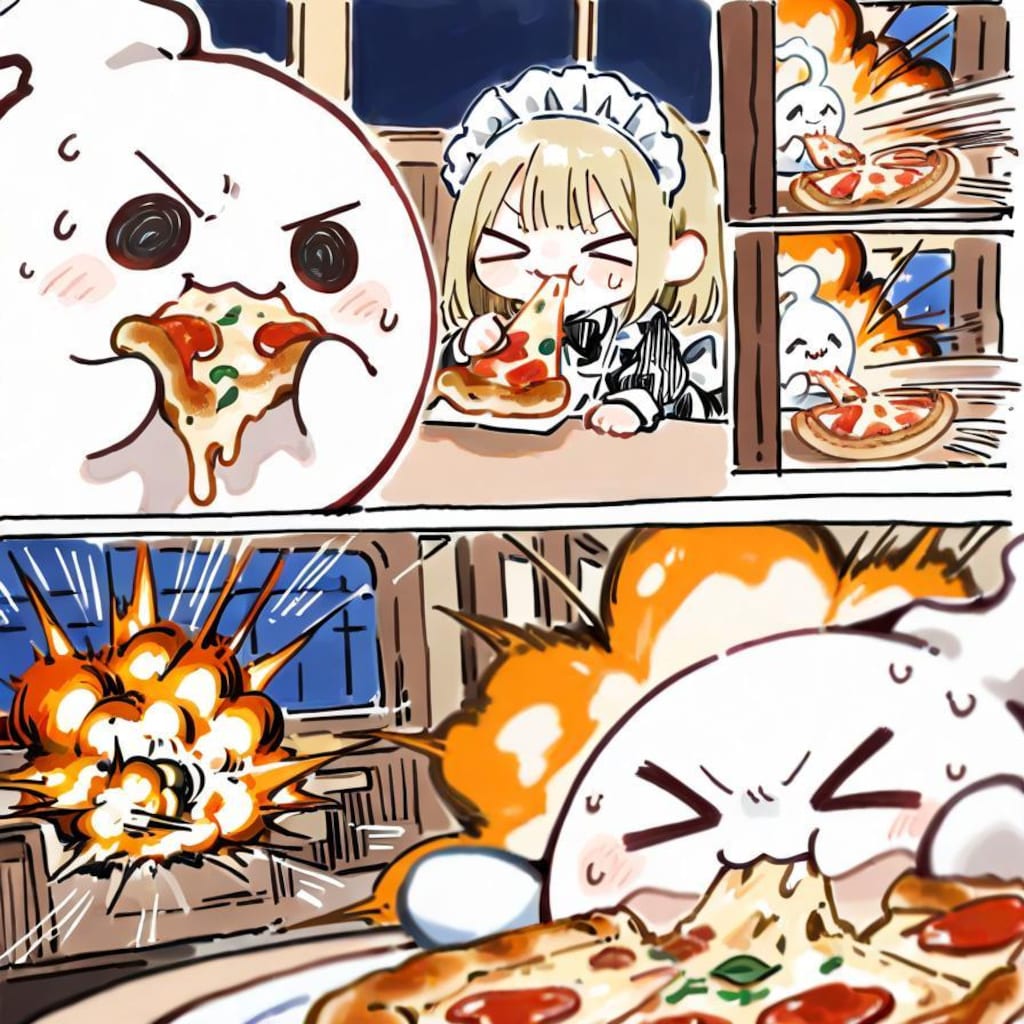 ( >ω<)微妙に気温下がった今がチャンスや！🍕💥💥💥