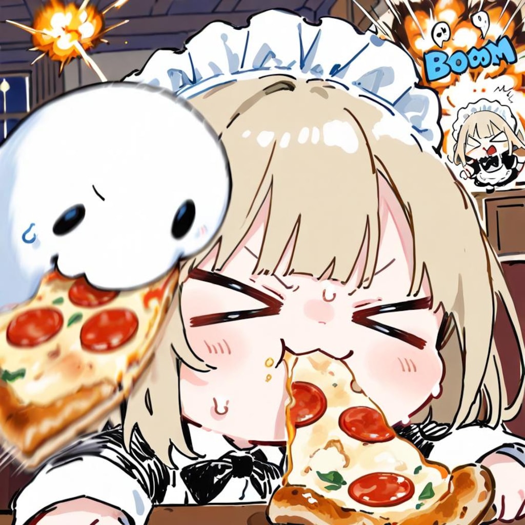 ( >ω<)微妙に気温下がった今がチャンスや！🍕💥💥💥