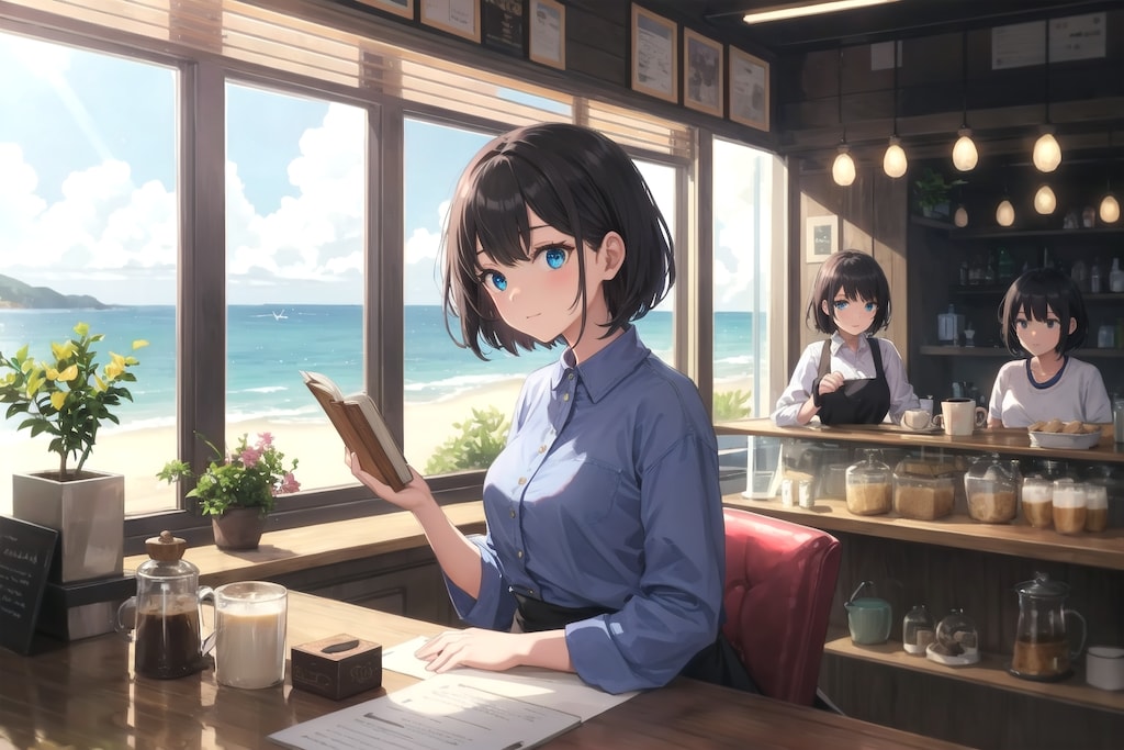 海が見えるカフェ２