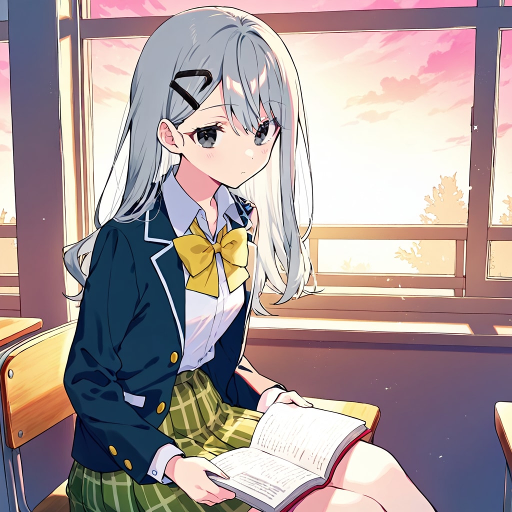 誰も座らない窓際