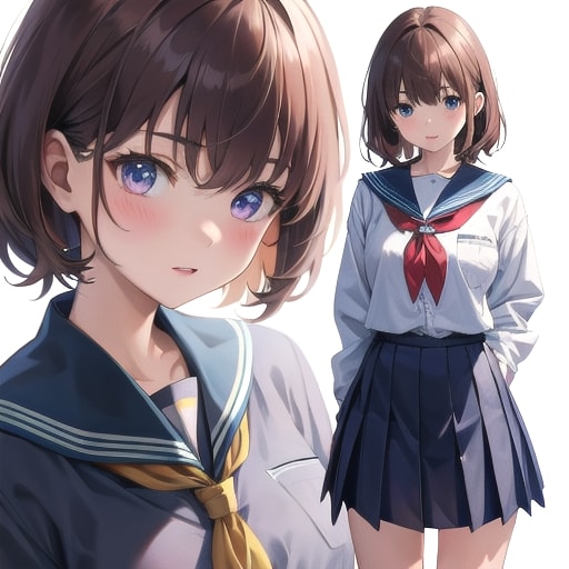 かわいいJK | の人気AIイラスト・グラビア
