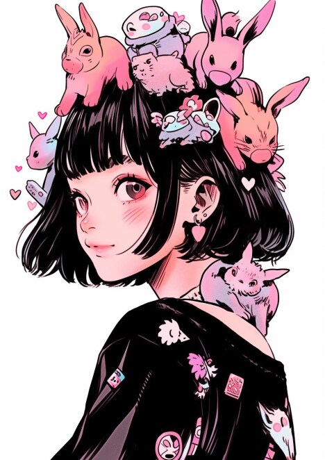 うさぎ頭 -Rabbit head-