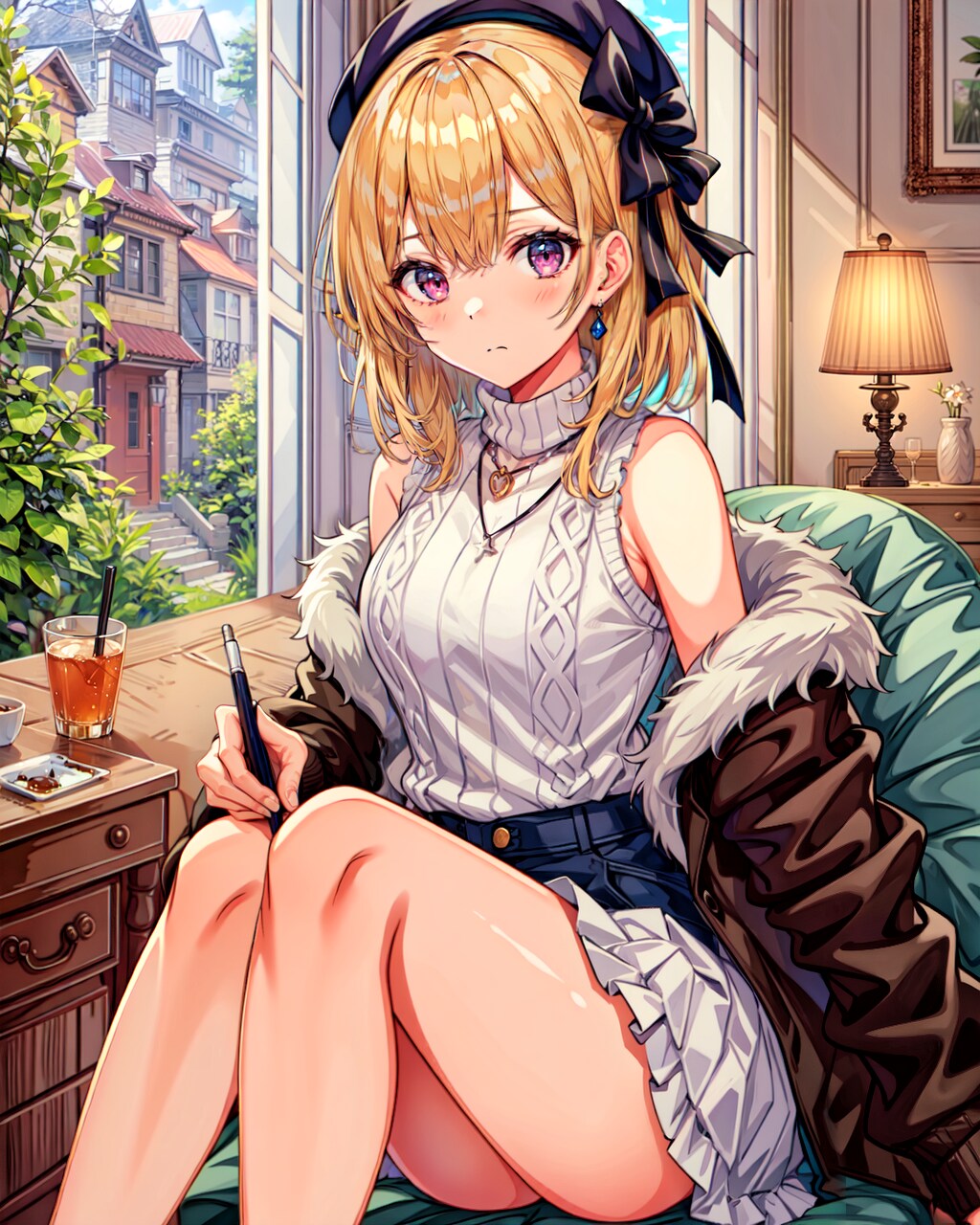 窓辺の読書姫