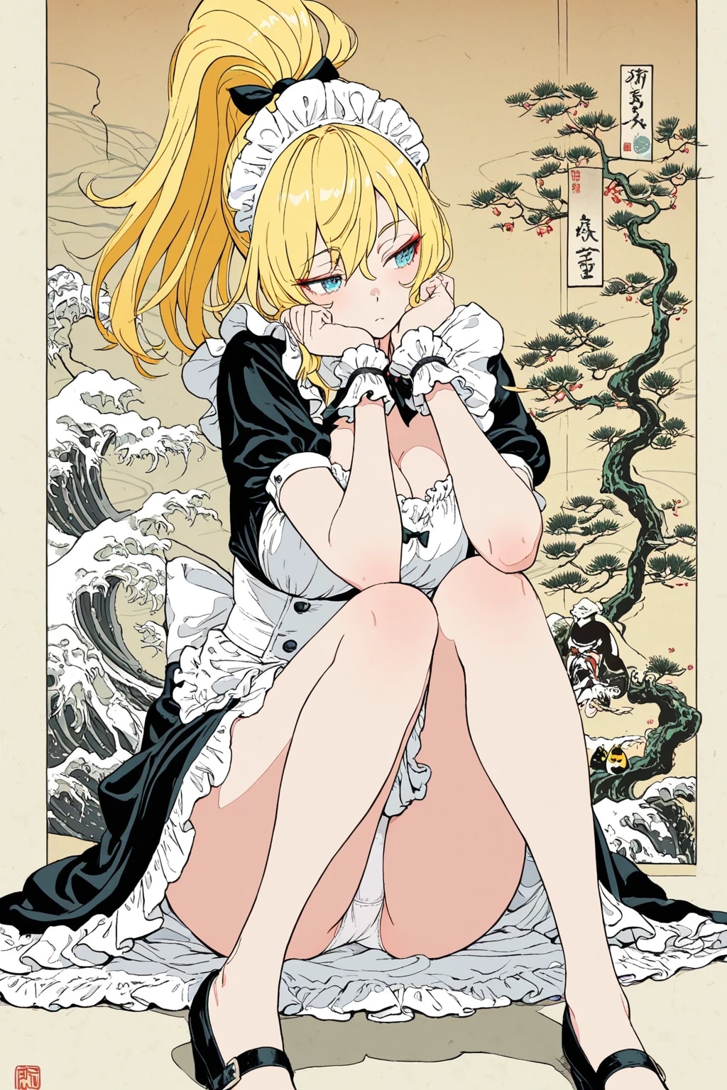 浮世絵風メイド 2