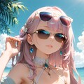 ハートで頭指定よりsunglassesのみでおでこになる不思議 3枚目