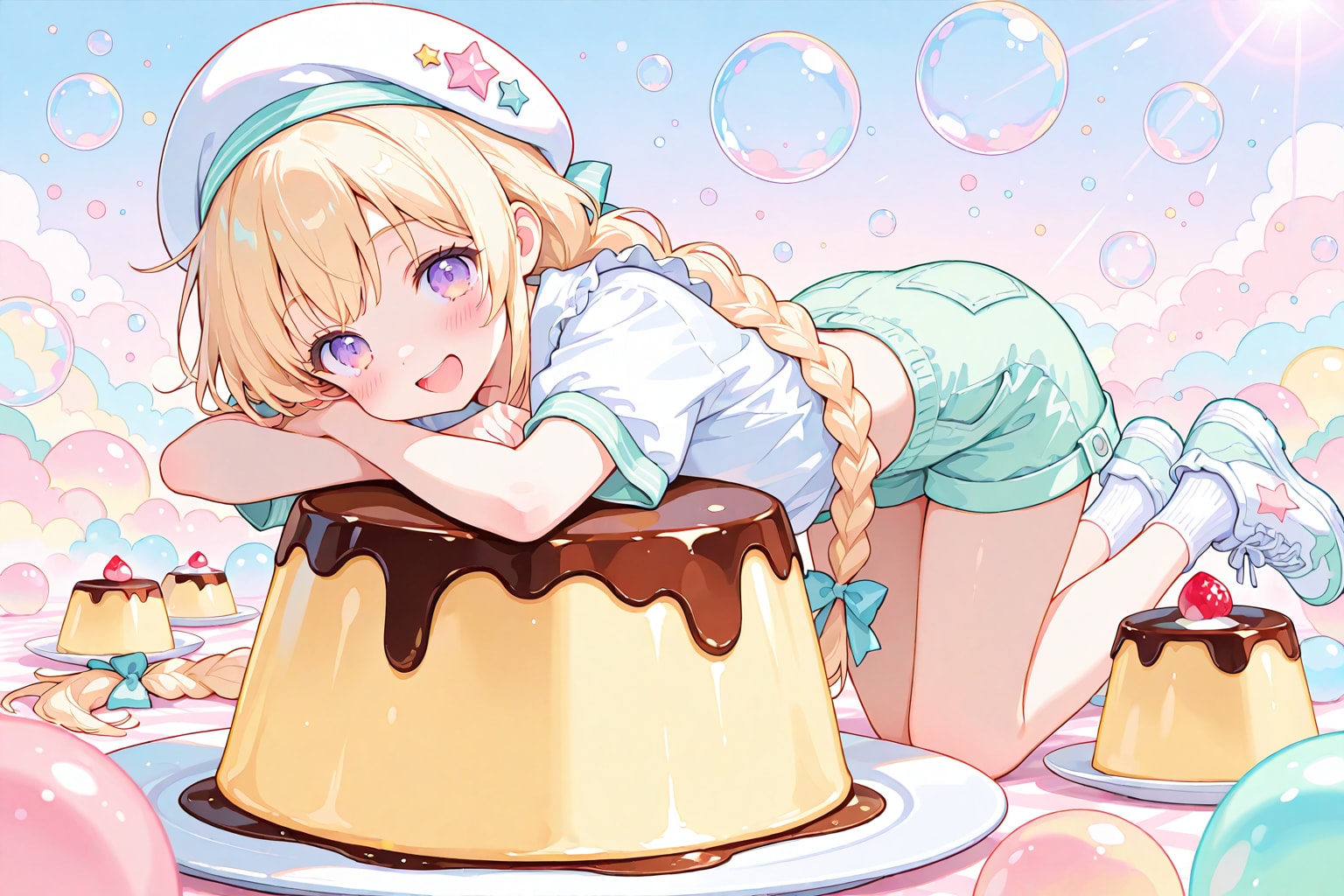 プリンの国のこっぺちゃん | の人気AIイラスト・グラビア