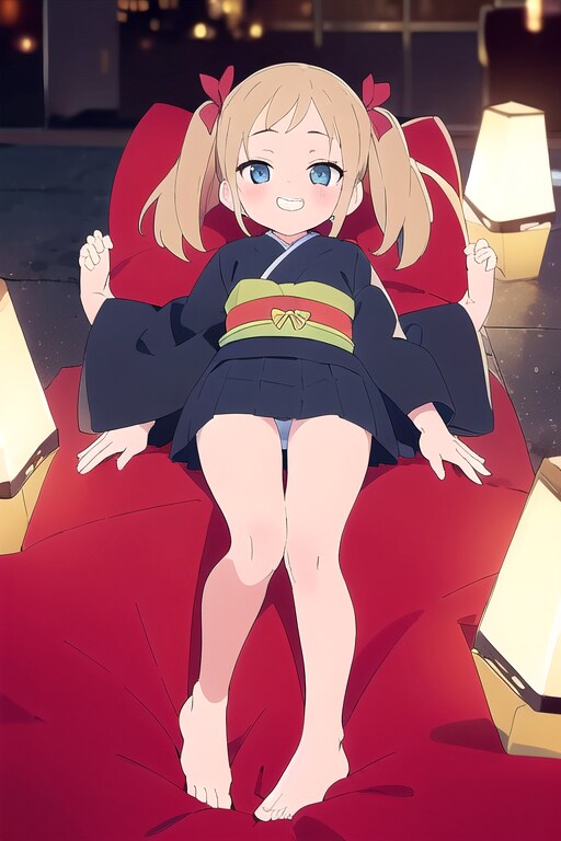 崩れと、パンチラ。