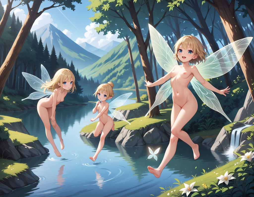 水辺の妖精さん