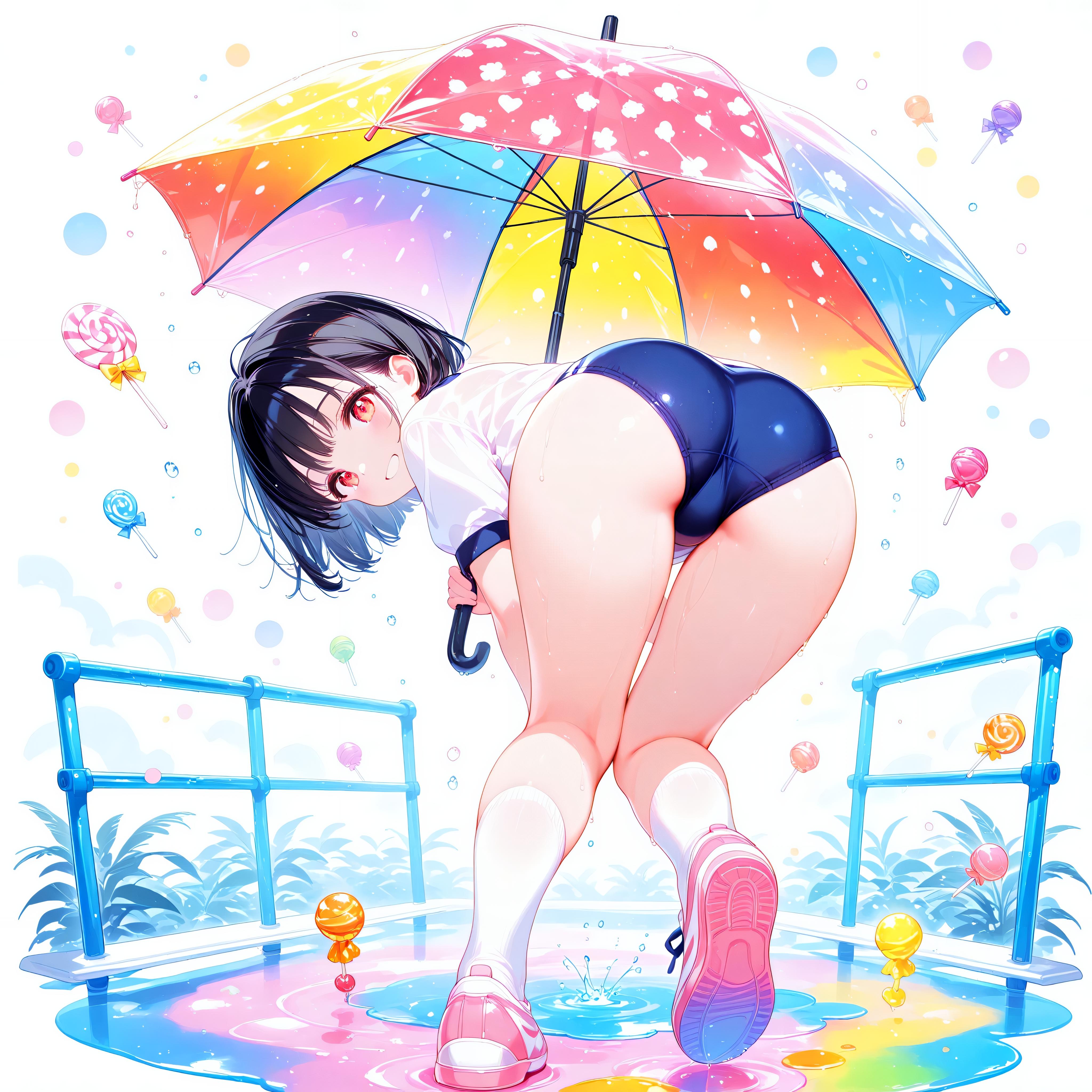 晴れのち飴？　~ 黒髪ボブのブルマ娘44 ~