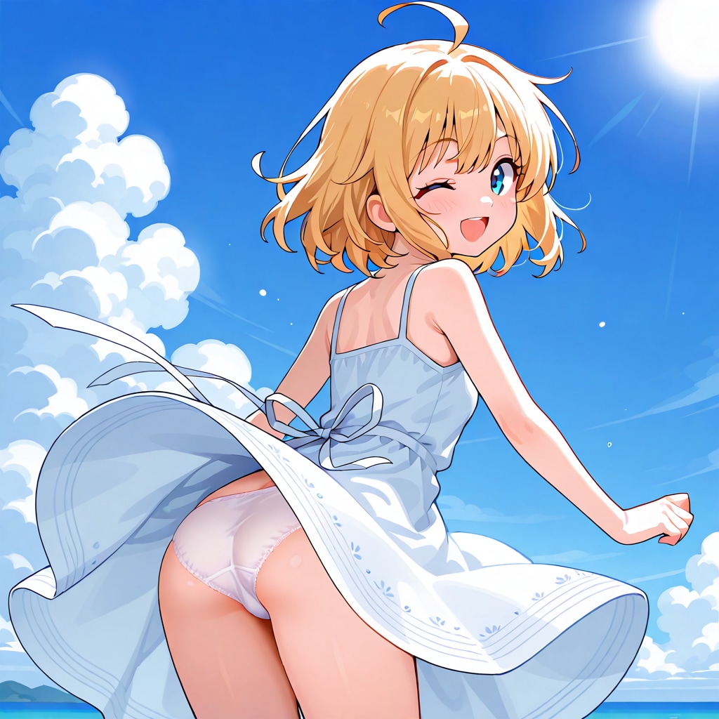 夏だ！白ワンピだ！！白パンツだ！！！