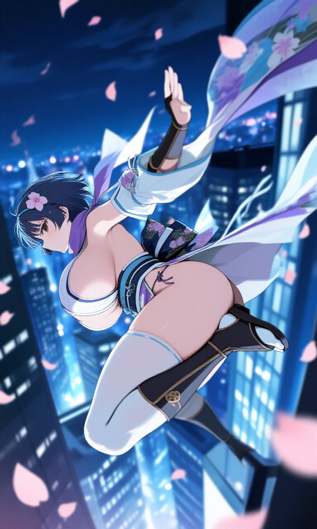 夜桜　夜に駆ける