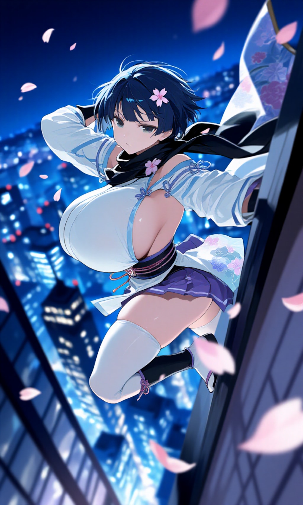 夜桜　夜に駆ける